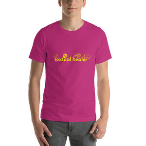 Textual Healer T-shirt - Berry
